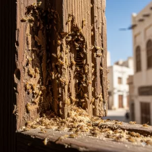 صورة مكبرة للمدمر النمل الابيض في جدة